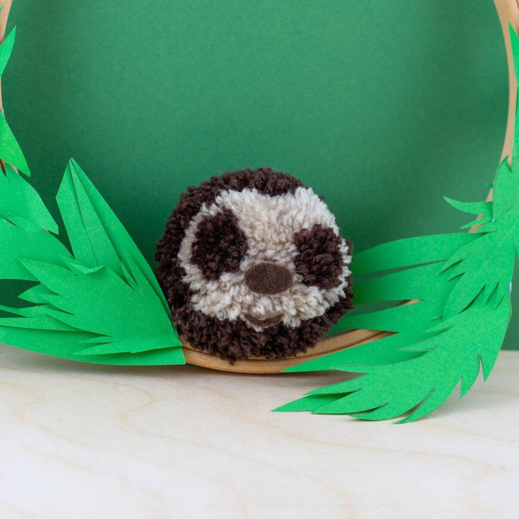 Pom Pom Sloth Craft Kit - Pom Stitch Tassel
