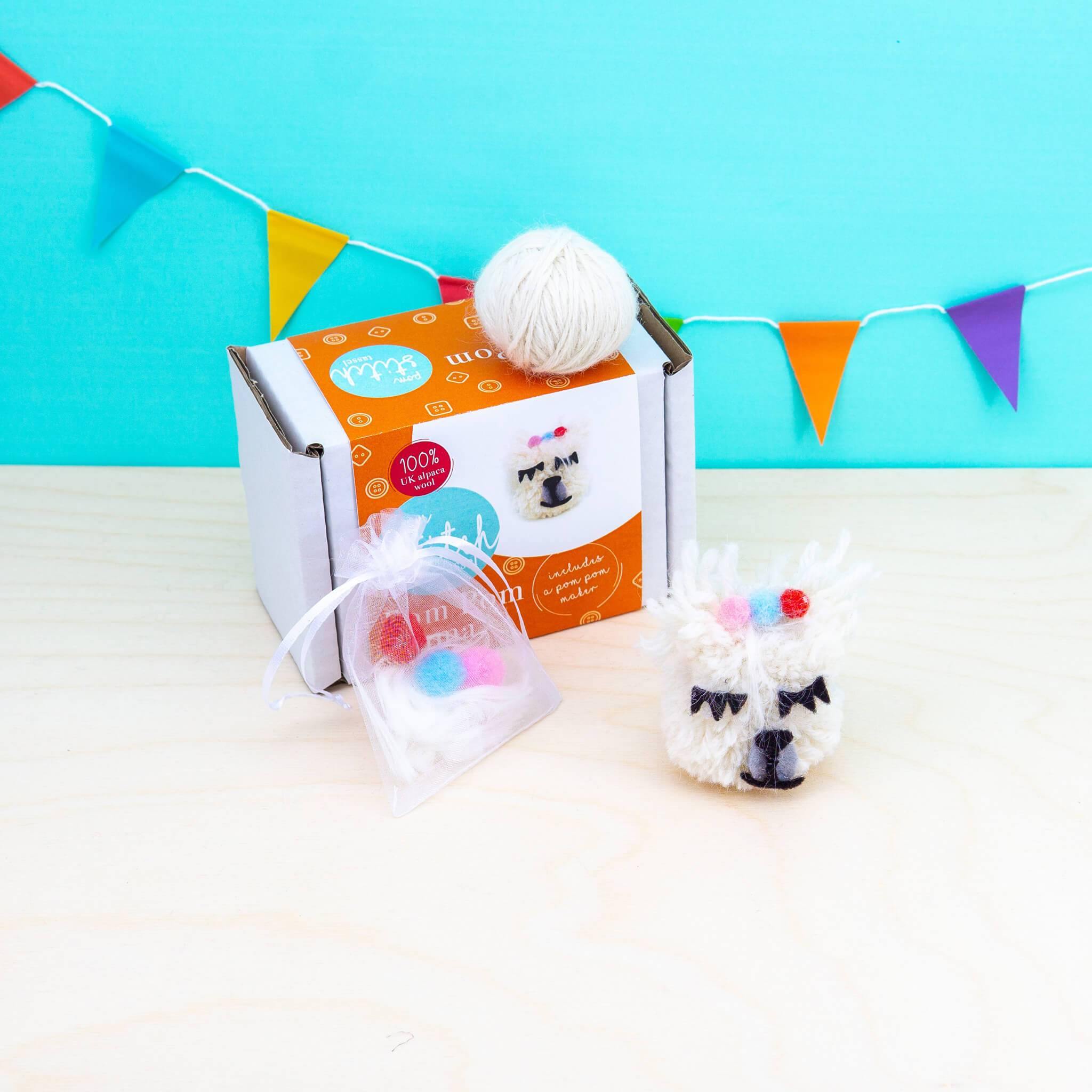Llama Pom Pom Art Kits (Pack of 5) Craft Kits