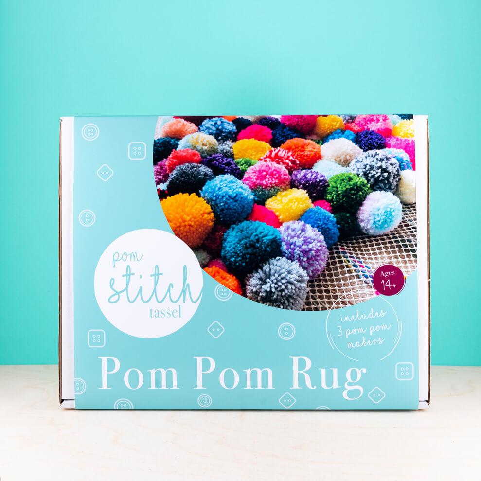 Pom Pom Rug Craft Kit (Without wool) - Pom Stitch Tassel