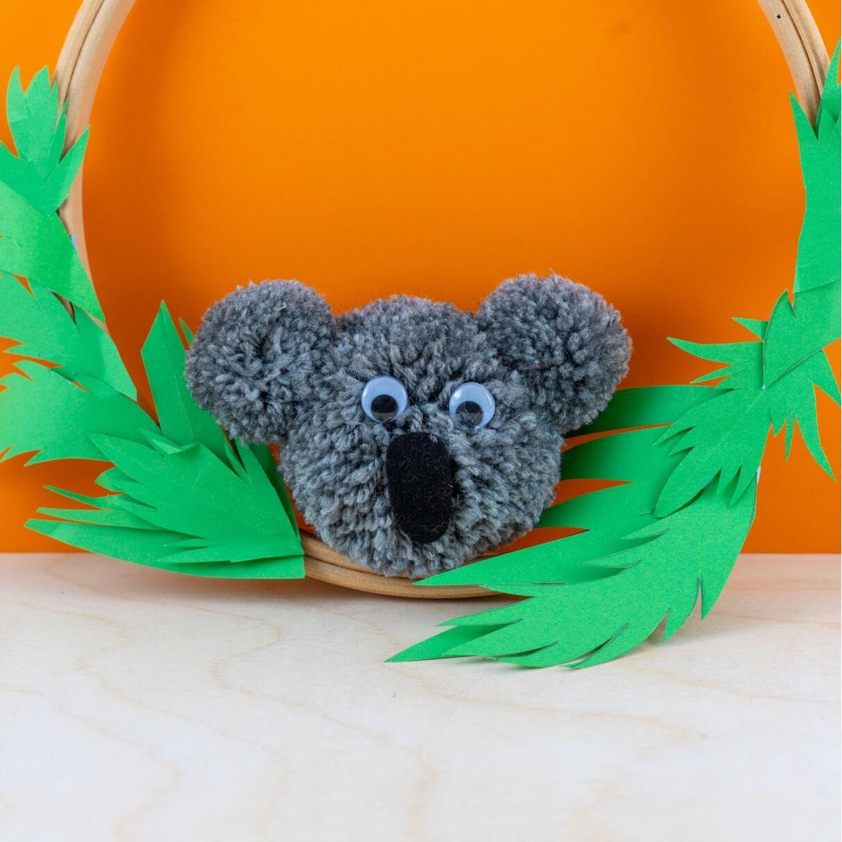 Pom Pom Koala Craft Kit Make a Pom Pom Koala Pom Stitch Tassel