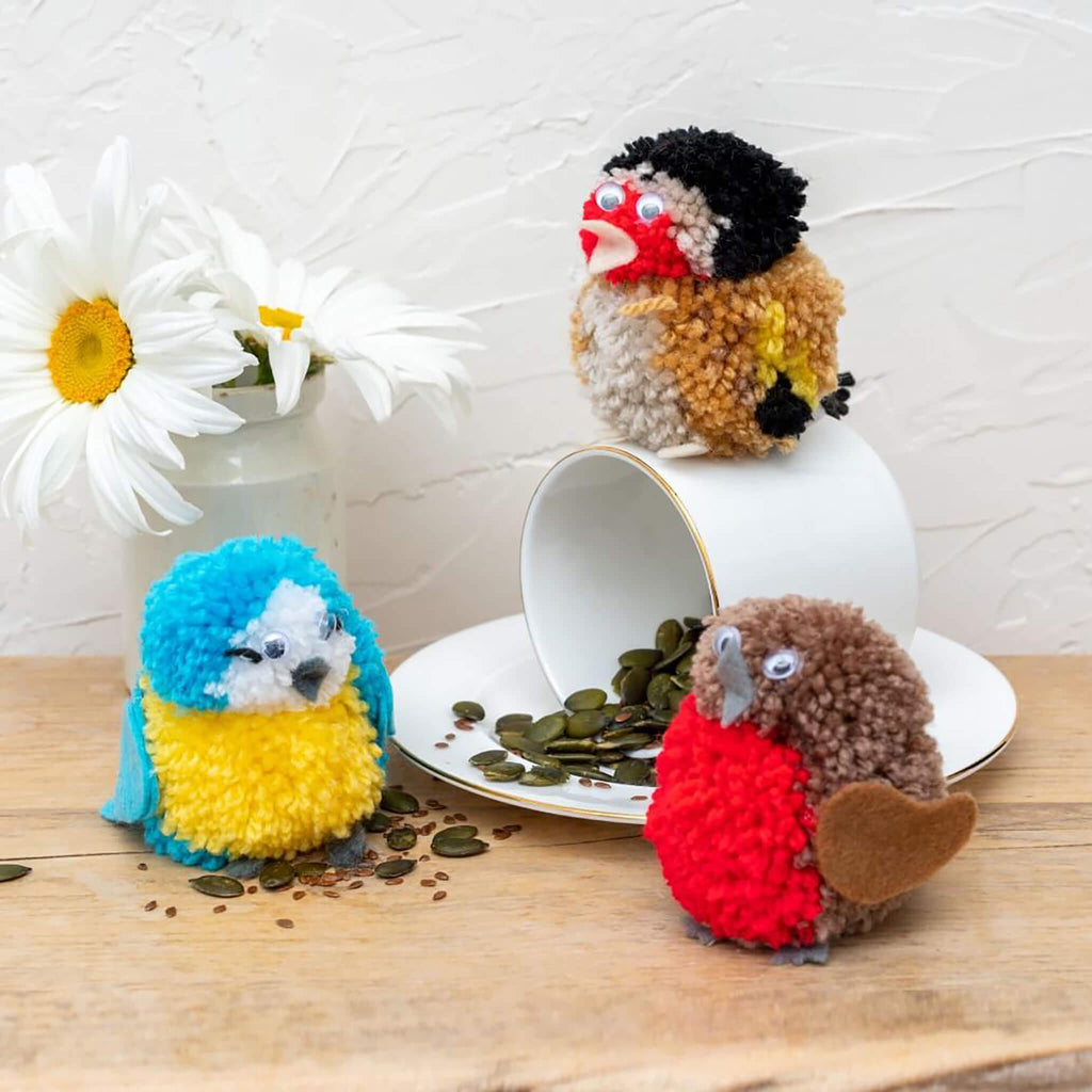 Garden Friends Bird Craft Kit - Pom Stitch Tassel