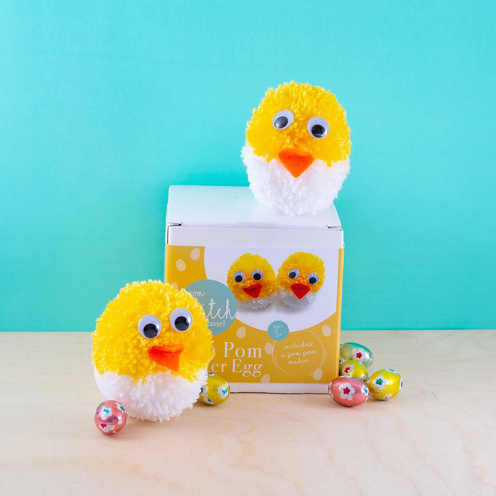 Pom Pom Easter Egg Craft Kit - Pom Stitch Tassel