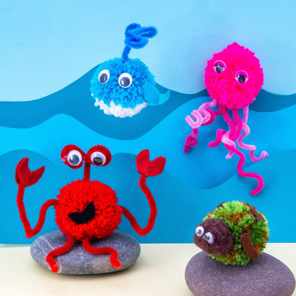 Sealife Friends Craft Kit - Pom Stitch Tassel